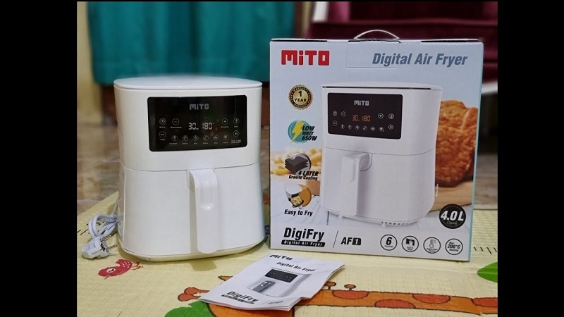 Kelebihan Mito Digital Air Fryer, Kapasitas Besar dengan Komponen Canggih