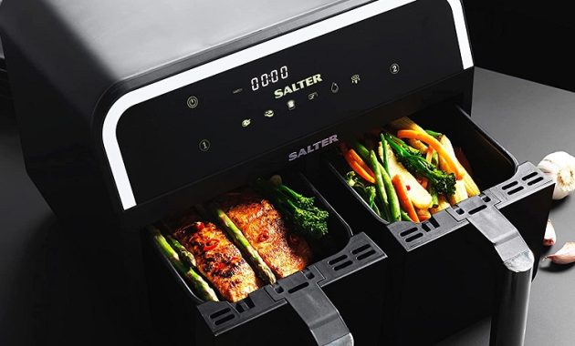 Salter EK 4548 Dual Air Fryer Memasak Lebih Sehat dan Mudah